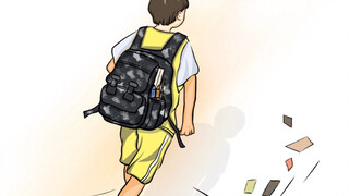 他扔下了光，变成了妈妈真正的光……