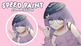 halo saya kembali~ | SPEED PAINT ART COMMISSION WANGY WANGY