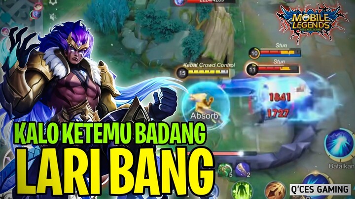 KALO KETEMU BADANG, LARI BANG