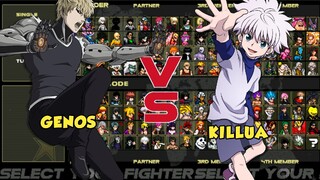 Killua VS Genos - Full Fight (Mugen) 1080P HD 60 FPS