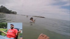 Unbelievable Fishing Video!! Webber's Reaction