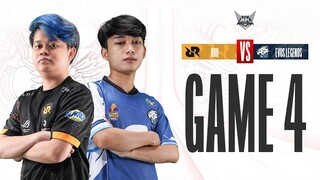 RRQ vs EVOS LEGENDS | Playoffs DAY 3 - MATCH 1 GAME 4 #MPLIDS11