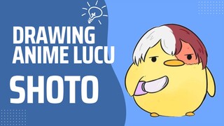 DRAWING ANIME LUCU | TODOROKI VERSI ANAK BEBEK🤩🤩