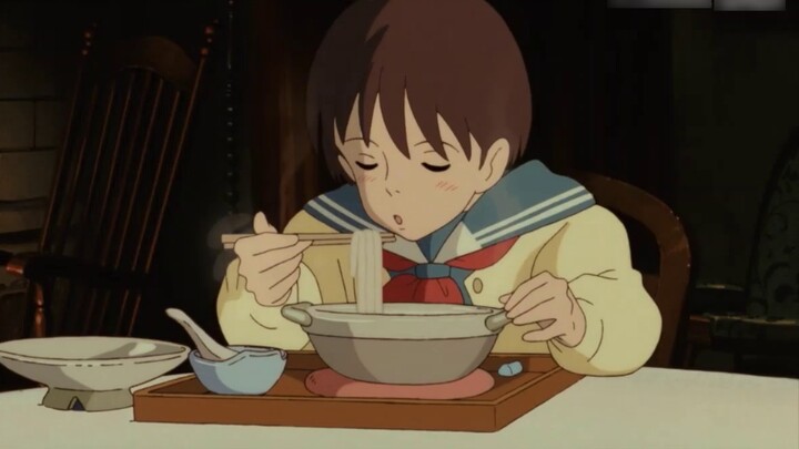 [Orang yang menurunkan berat badan tidak masuk] Potongan film dan campuran makanan Hayao Miyazaki, s
