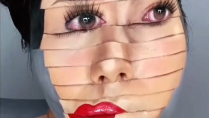 This must be the ultimate level of makeup.