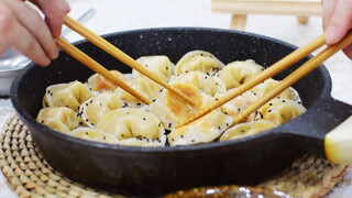 Kimchi fried dumplings recreated!