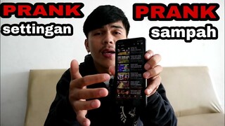 PRANK SETTINGAN MEMANG PRANK SAMPAH || #pranksettingan | makan tatto