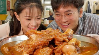 4 yuan per potong! Kedai kaki domba Paman Beijing, kuah sup dan panekuknya sungguh lezat sampai rasa
