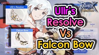 [ROO] Ullr's Resolve Bow vs Falcon Bow Damage Test Comparison | KingSpade