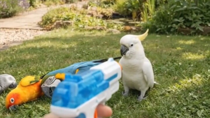 🤣 These Birds Take “PEW PEW” WAY Too Seriously! 🐦🤣