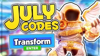 All "New [ Transform ] Update Op Codes in Roblox Super Power Fighting Simulator