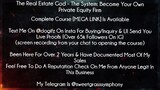 The Real Estate God Course The System: Become Your Own Private Equity Firm download