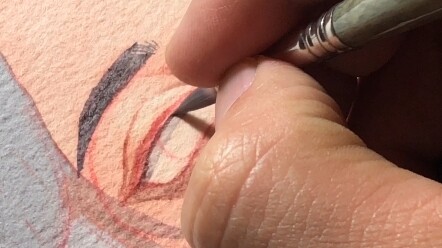 Màu nước︱Màu đỏ thật sự rất đẹp!