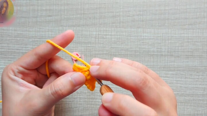 [Crochet] Sakura wings brooch/accessories