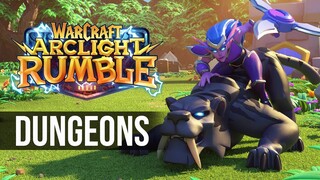 Dungeons in Arclight Rumble | Beta Gameplay | Warcraft Mobile Game