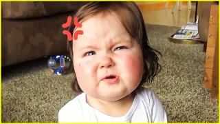 Funny Angry Babies Are So Cute | Try Not To Laugh