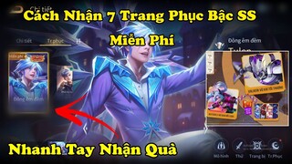 Liên Quân | Cách  Nhận 7 Trang Phục Bậc SS Và Quân Huy Miễn phí Toàn Sever Cực Hot.