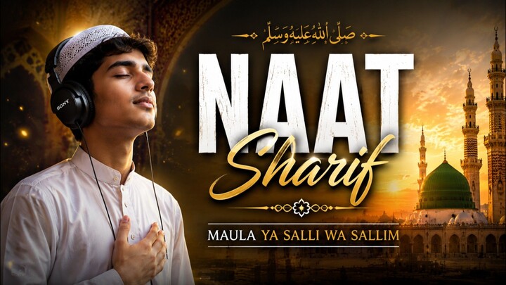 Maula Ya Salli Wa Sallim | Beautiful Naat Sharif | Heart Touching Nasheed 🕋🤍