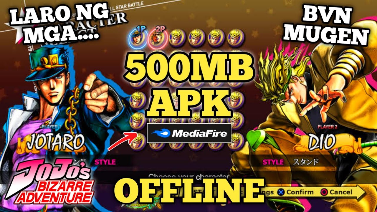 JOJO'S Bizarre Adventure Offline Apk Mugen Game Android