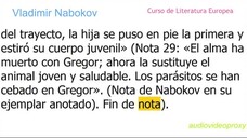 Vladimir Nabokov - Curso de Literatura Europea 4/5