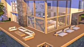 [The Sims 4] The interior designer's "single mansion" comes with an elevator with five bedrooms and 