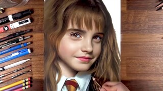 Drawing Hermione Granger Part 4