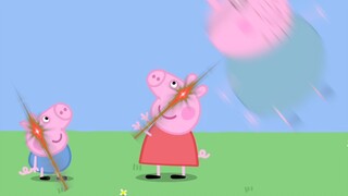 Daddy Pig: I’m falling, catch me! Peppa Pig: Rest assured that you will be safe