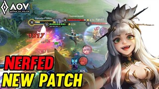 Aov : AOI NERFED NEW PATCH 4.0 - ARENA OF VALOR