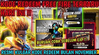 BONGKAR‼5 KODE REDEEM FREE FIRE TERBARU HARI INI 23 November 2021