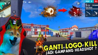 CARA MERUBAH LOGO KILL TENGKORAK JADI HELM !! APAKAH BISA MUDAH HEDSHOT ?! FREE FIRE TIPS DAN TRIK