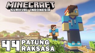 MEMBUAT PATUNG PaYuDan RAKSASA DI TENGAH LAUT🐼🗿🗻- Minecraft Survival Indonesia (Ep.44)