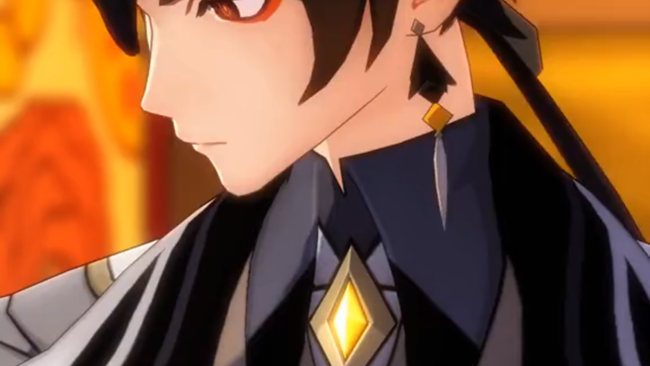 [Genshin Impact transfer Zhongli] Emperor Jun sees that there is no one next to him and pushes again