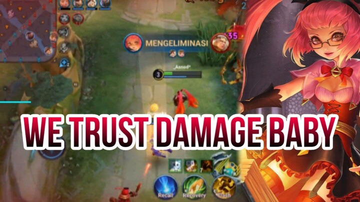 WE TRUST DAMAGE BABY