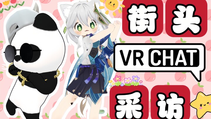 [vrchat street interview with a young lady] What do you most want to become in your next life?