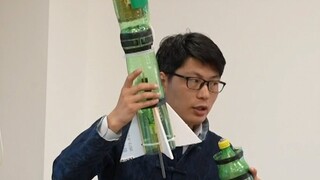 燃爆，塑料瓶做二级火箭，还发射成功了！