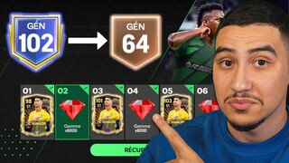 JE RECOMMENCE FC MOBILE POUR PACK RONALDO TOTS 98 😮