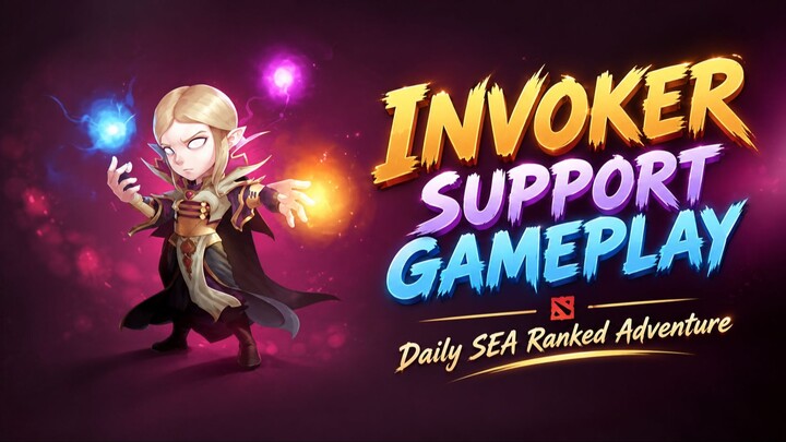 Dota 2 Invoker Support Agressive Gameplay 📌Immortal Rank📌MVP of the Match