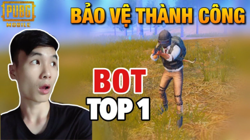 Người đầu tiên bảo vệ thành công BOT top 1 _ Thử thách bảo vệ BOT vào bo cuối _ PUBG Mobile _ T98