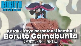 ERA BORUTO KUCHIYOSE GAMABUNTA KEMBALI- BORUTO TWO BLUE VORTEX HIPOTESA GAMABUNTA