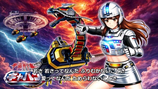 Op & Ed เรื่องตำรวจอวกาศ เกียบัน cover song by ai