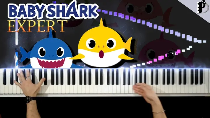 Baby Shark Piano | Easy to Expert  BUT...