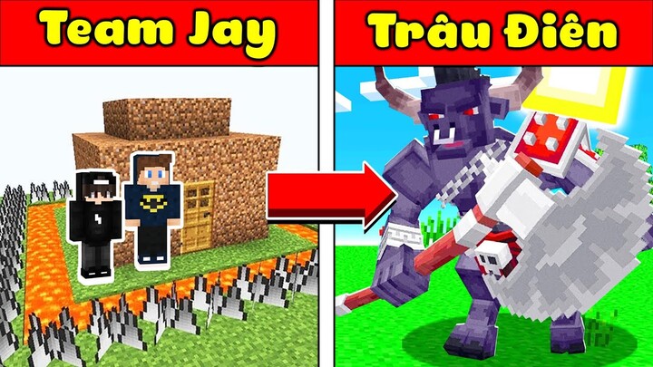 MINIGAME: TIÊU DIỆT TRÂU ĐIÊN TRONG MINECRAFT*JAYGRAY VÀ KAYYXD TRỞ THÀNH ĐẤU SĨ LA MÃ (Tập 3)