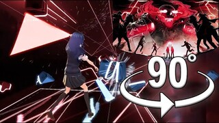 [Beat Saber 90° ] RIOT - Overkill (EXPERT+)