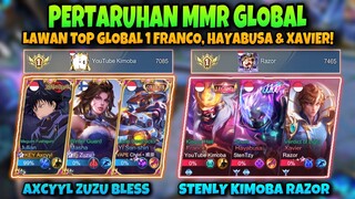 LAWAN TOP GLOBAL 1 FRANCO HAYABUSA & XAVIER! KIMOBA, STENLY & RAZOR VS AXCYYL BLESS & ZUZU!