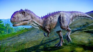 Proceratosaurus & Majungasaurus Hunting In Mountainous Environment - Jurassic World Evolution