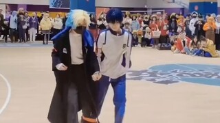 [Lansuo cos/Jie and Caesar's three-legged race]