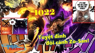 [Phân tích OP 1022]. Tuyệt đỉnh đôi cánh Zo-San! Luffy sẽ trở thành Vua Hải Tặc!