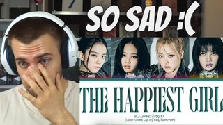 TRY NOT TO CRY 😢 BLACKPINK - ‘The Happiest Girl’  - Reaction