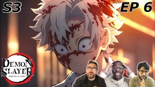 GENYA'S BACKSTORY IS MESSED UP | Demon Slayer S3 Ep 6 | Reaction+Discussion