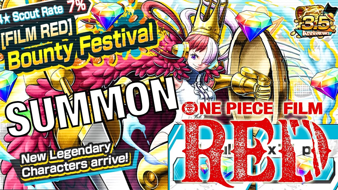 Opbr Film Red Uta Summon Lucky Or Shaft One Piece Bounty Rush Bilibili